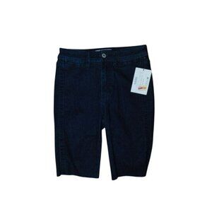 Free People Size 25 Dark Wash Cut Off Jean Shorts NWT $78